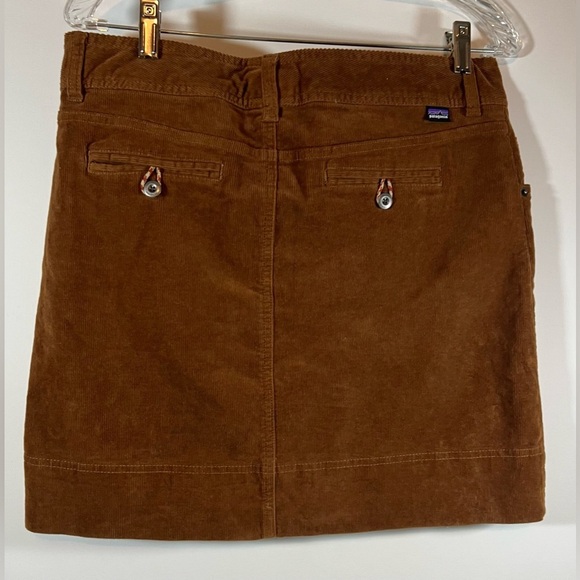 PATAGONIA Women's Corduroy Organic Cotton Style 58466 Size 8 Brown 32 x 16 Skirt - Picture 4 of 9
